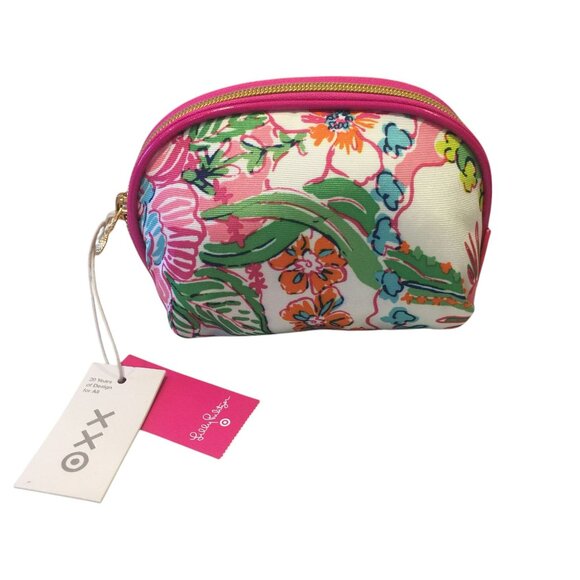 Lilly Pulitzer x Target 2019 Floral Zip Top 6" Cosmetic Bag - Picture 1 of 4